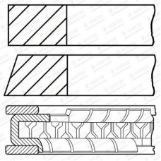 08-447800-00 GOETZE ENGINE Комплект поршневих кілець