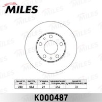 K000487 MILES Гальмівний диск