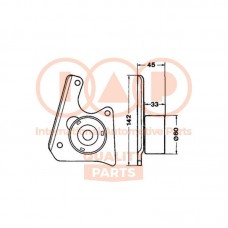 127-16052 IAP QUALITY PARTS Натяжний ролик ремінь ГРМ