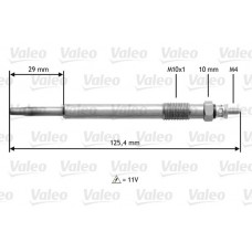 345168 VALEO Свічка розжарювання