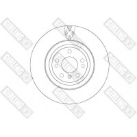 6068335 GIRLING Гальмівний диск