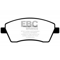 DP1485 EBC Brakes КомплеК т гальмівних колодок, дискове гальмо