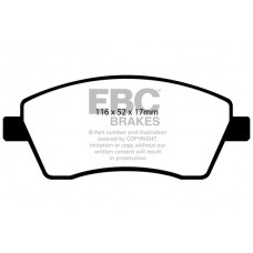 DP1485 EBC Brakes КомплеК т гальмівних колодок, дискове гальмо