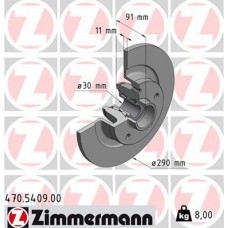 470.5409.00 ZIMMERMANN Гальмівний диск