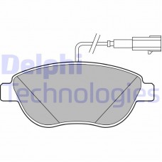 LP2240 DELPHI Комплект гальмівних колодок дисковий гальм