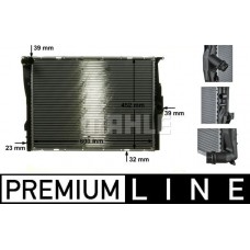 CR 1090 000P MAHLE Радіатор охолодження двигуна