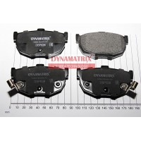 DBP638 DYNAMATRIX Комплект гальмівних колодок дисковий гальм