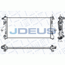 RA0070220 JDEUS Радіатор охолодження двигуна