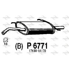 P6771 FENNO Глушник вихлопних газів кінцевий