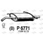 P6771 FENNO Глушник вихлопних газів кінцевий