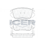 181745 ICER Комплект гальмівних колодок дисковий гальм