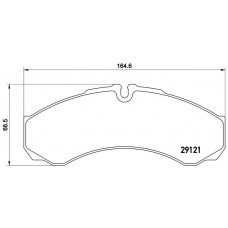 FK20221 KAISHIN Комплект гальмівних колодок дисковий гальм