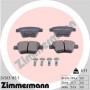 24563.165.1 ZIMMERMANN Комплект гальмівних колодок дисковий гальм