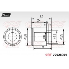 72928004 MAXTECH Поршень корпус скоби гальма