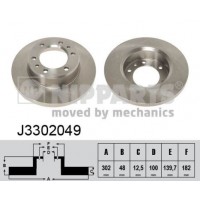 J3302049 NIPPARTS Гальмівний диск