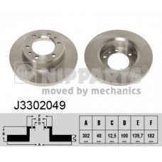 J3302049 NIPPARTS Гальмівний диск