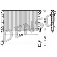 DRM32024 DENSO Радіатор охолодження двигуна