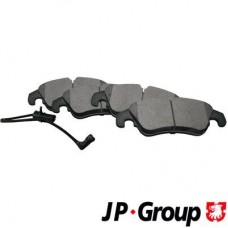 1163606910 JP GROUP Комплект гальмівних колодок дисковий гальм