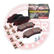 K6038672 MASTER-SPORT GERMANY Комплект гальмівних колодок дисковий гальм