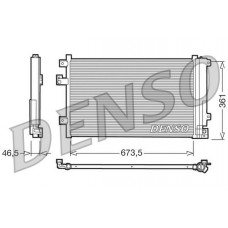 DCN09084 DENSO Конденсатор кондиціонера