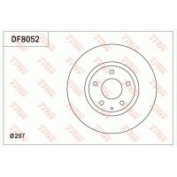 DF8052 TRW Гальмівний диск