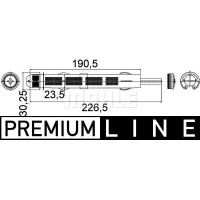 AD 289 000P MAHLE Осушувач кондиціонера