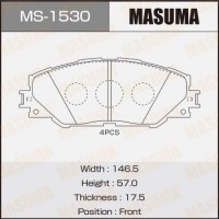 MS-1530 MASUMA Комплект гальмівних колодок