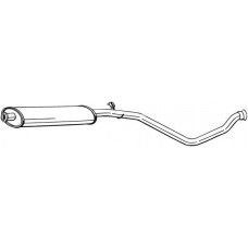 282-693 BOSAL Середній глушник вихлопних газів