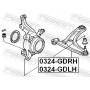 0324-GDLH FEBEST Ричаг незалежної підвіски колеса, подвеска колеса