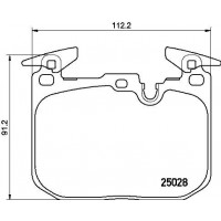 P 06 088 BREMBO Комплект гальмівних колодок дисковий гальм