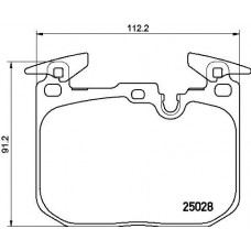 P 06 088 BREMBO Комплект гальмівних колодок дисковий гальм