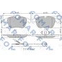 FO 996081 FOMAR Friction Комплект гальмівних колодок дисковий гальм