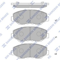 SP1237 Hi-Q КомплеК т гальмівних колодок, дискове гальмо