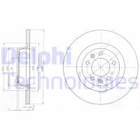 BG4085 DELPHI Гальмівний диск