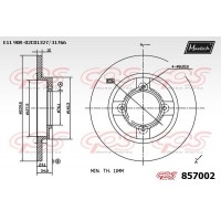 857002 MAXTECH Гальмівний диск