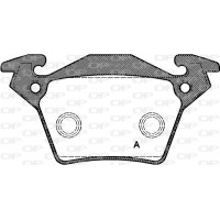 BPA0717.00 OPEN PARTS Комплект гальмівних колодок дисковий гальм