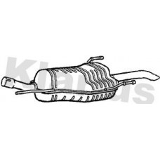 220813 KLARIUS Глушник вихлопних газів кінцевий