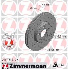 610.3724.52 ZIMMERMANN Гальмівний диск