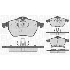 363916060386 MAGNETI MARELLI Комплект гальмівних колодок дисковий гальм