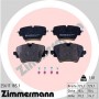 25617.185.1 ZIMMERMANN КомплеК т гальмівних колодок, дискове гальмо