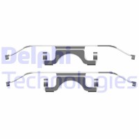 LX0503 DELPHI Комплектуючі колодки дискового гальма