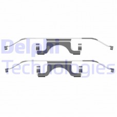 LX0503 DELPHI Комплектуючі колодки дискового гальма