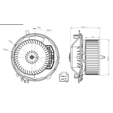 WG2160417 WILMINK GROUP Вентилятор салону
