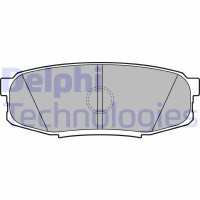 LP2154 DELPHI Комплект гальмівних колодок дисковий гальм
