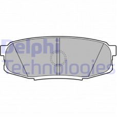 LP2154 DELPHI Комплект гальмівних колодок дисковий гальм