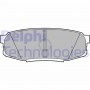 LP2154 DELPHI Комплект гальмівних колодок дисковий гальм