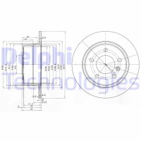 BG3040 DELPHI Гальмівний диск