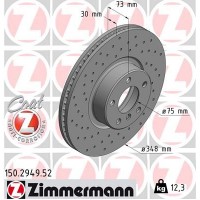 150.2949.52 ZIMMERMANN Гальмівний диск