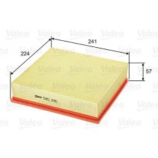 585295 VALEO Повітряний фільтр