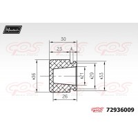 72936009 MAXTECH Поршень корпус скоби гальма
